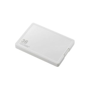 �G���R���b�������J�[�h�P�[�X SD18���{microSD18�����[�i�z���C�g�j�bCMC-SDCPP36WH