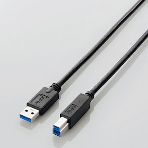 �G���R���bUSB3.0�P�[�u�� A to B 2.0m 0.9A�i�u���b�N�j�bUSB3-AB20BK