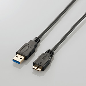 �G���R���b�ɍ�USB3.0�P�[�u�� [USB3.0(Standard-A) - USB3.0(Standard-microB)] 1.0m 0.9A�i�u���b�N�j�bUSB3-AMBX10BK