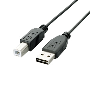 �G���R���b���ʑ}��USB�P�[�u�� 5.0m 0.5A�iUSB A�I�X - USB B�I�X�E�u���b�N�j�bU2C-DB50BK
