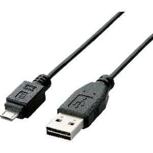 �G���R���b���ʑ}��USB�P�[�u�� 1.0m�iUSB A�I�X - USB Micro-B�I�X�E�u���b�N�j�bU2C-DAMB10BK