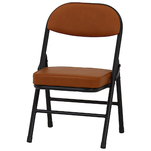�s��f�Ձb�܂肽���݃`�F�A ���[�^�C�v PU�i�u���E���j�b73625
