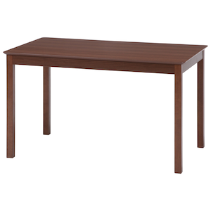 �s��f�Ձb�_�C�j���O�e�[�u�� �����g 120�~75�i�u���E���j�b98818