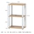�s��f�Ձb3�i���b�N(��47�~���s29.5�~����75.7cm�E�i�`������/�z���C�g)�b99771
