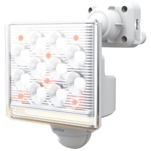 LEDセンサーライト（12W×1灯） | ムサシ | LED-AC1015 | Joshin