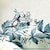 �X�~�m�G(SUMINOE)�bPOOH/���[�X �Ռ�2���J�[�e�� 1������i��100�~����135cm�E�u���[�j�bM1110-100-135