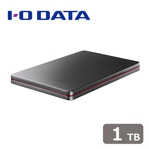 アイ・オー・データ機器｜I-O DATA｜USB 3.2 Gen 1（USB 3.0）／2.0対応 ポータブルハードディスク「カクうす」 1TB（Black×Red）｜HDPX-UTS1K