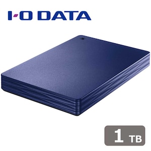 アイ・オー・データ機器｜I-O DATA｜USB 3.1 Gen 1 ポータブルハードディスク 1TB（ミレニアム群青）｜HDPH-UT1NVR