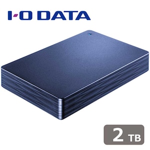 アイ・オー・データ機器｜I-O DATA｜USB 3.1 Gen 1 ポータブルハードディスク 2TB（ミレニアム群青）｜HDPH-UT2DNVR