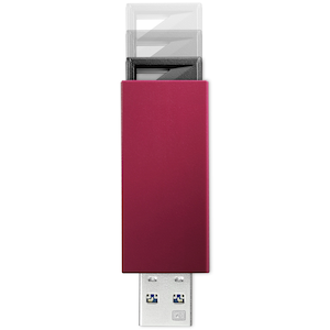 �A�C�I�[�f�[�^�bI-O DATA�bUSB 3.1 Gen 1�iUSB 3.0�j/ 2.0�Ή� USB�t���b�V�������� 128GB (���b�h)�bU3-PSH128G/R