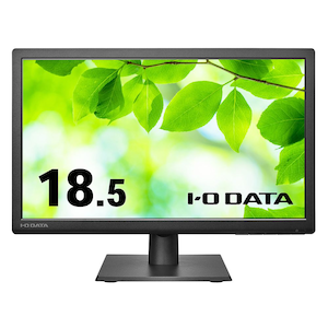 アイ・オー・データ機器｜I-O DATA｜液晶ディスプレイ(18.5型/ADS/FWXGA 1366×768/60Hz/4ms/HDMI/D-sub/VESA/5年保証)(ブラック)｜LCD-AH191EDB