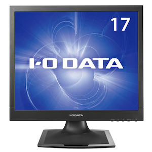 アイ・オー・データ機器｜I-O DATA｜スクエア液晶ディスプレイ(17型/TN/SXGA 1280×1024/75Hz/5ms/D-sub・DVI-D/VESA/5年保証)(ブラック)｜LCD-AD173SESB-A