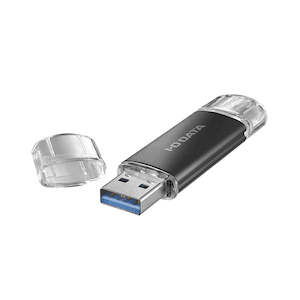 アイ・オー・データ機器｜I-O DATA｜USB 3.2 Gen 1（USB 3.0）／USB 2.0対応 USB-A＆USB-C搭載 USBメモリー 128GB(ブラック)｜U3C-STD128G/K