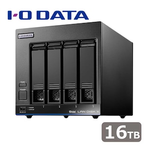 アイ・オー・データ機器｜I-O DATA｜Linux OS搭載 法人向けNAS（標準5年保証・データ復旧サービス付き） 16TB｜HDL4-XA16B