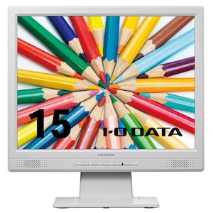 アイ・オー・データ機器｜I-O DATA｜スクエア液晶ディスプレイ(15型/ADS/XGA 1024×768/60Hz/7ms/DVI-D・D-sub/VESA/5年保証)(ホワイト)｜LCD-SAX151DW