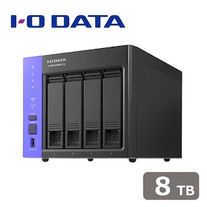 アイ・オー・データ機器｜I-O DATA｜Windows Server IoT 2022 for Storage Workgroup搭載 4ドライブ法人向けNAS 8TB｜HDL4-Z22WATB08