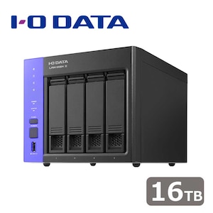 アイ・オー・データ機器｜I-O DATA｜Windows Server IoT 2022 for Storage Workgroup搭載 4ドライブ 法人向けNAS 16TB｜HDL4-Z22WATB16