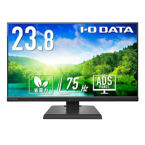 アイ・オー・データ機器｜I-O DATA｜液晶ディスプレイ(23.8型/ADS/FullHD 1920×1080/75Hz/5ms/HDMI/D-sub/VESA/5年保証・無輝点保証)(ブラック)｜LCD-A241DBX