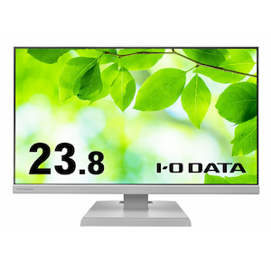 アイ・オー・データ機器｜I-O DATA｜液晶ディスプレイ(23.8型/ADS/FullHD 1920×1080/75Hz/5ms/HDMI/D-sub/VESA/5年保証・無輝点保証)(ホワイト)｜LCD-A241DW