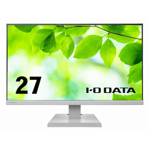 アイ・オー・データ機器｜I-O DATA｜液晶ディスプレイ(27型/ADS/FullHD 1920×1080/75Hz/5ms/HDMI/D-sub/VESA/5年保証・無輝点保証)(ホワイト)｜LCD-A271DW