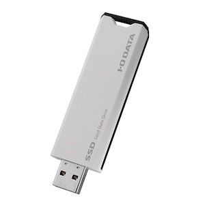 アイ・オー・データ機器｜I-O DATA｜USB 10Gbps（USB 3.2 Gen2）対応 スティックSSD 2TB（ホワイト×ブラック）｜SSPS-US2W