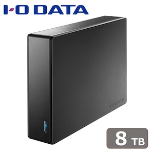 アイ・オー・データ機器｜I-O DATA｜USB 3.1 Gen 1（USB 3.0）/2.0対応 外付けハードディスク 8TB （電源内蔵モデル）｜HDJA-UT8R
