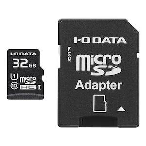 �A�C�I�[�f�[�^�bI-O DATA�bUHS-I UHS �X�s�[�h�N���X1�Ή� microSD�������[�J�[�h 32GB�iSD�J�[�h�ϊ��A�_�v�^�[�t���j�bMSDU1-32G/NC