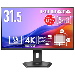�A�C�I�[�f�[�^�bI-O DATA�b�t���f�B�X�v���C(31.5�^/VA/4K 3840�~2160/60Hz/5ms)(�u���b�N)�bLCD-CU322V-F