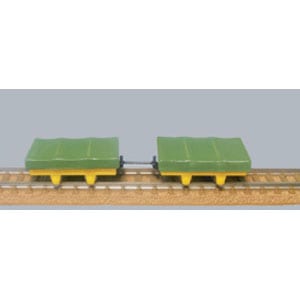 保線用トロッコ (2両セット) ５個セット 保線用トロッコ レール運搬車 (2両セット) (鉄道模型) - ホビー