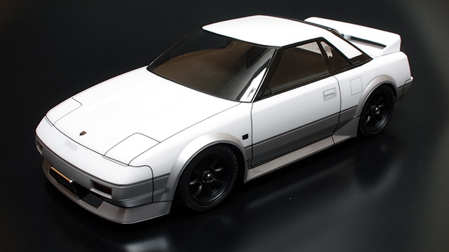 ABCホビー　ガンベイドMR 210mm トヨタMR2 未走行品　オマケ付き ABC】ガンベイドMR 210mm 「トヨタ MR2」 ボディ付きキット