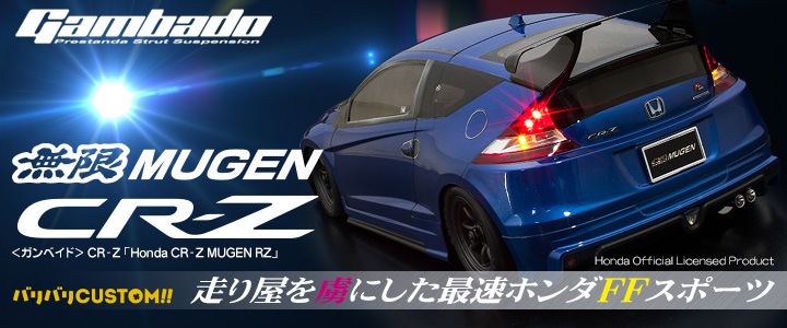 再生産】1/10 電動RCシャーシ組立済みキット ガンベイド CR-Z