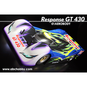 【再生産】1/10 電動RCカー用ボディ 01エアロボディ ： レスポンス GT430【67054】