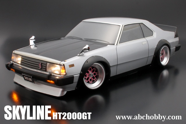 ABCホビー スカイラインHT2000GT-RハコスカオーバーフェンダーVer 再生産】1/10 電動RCカー用ボディ バリバリCUSTOM！！ ： ニッサン