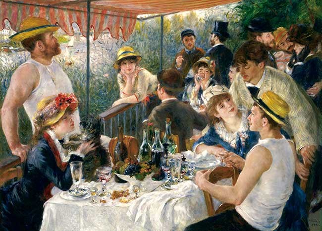 世界の名画 舟遊びをする人々の昼食（ルノワール） 500ピース