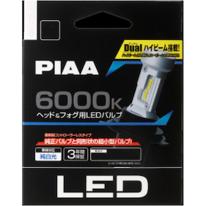PIAA�b�w�b�h���t�H�O�p�@�R���g���[�����XLED�o���u 6000K�@H8/H9/H11/H16�@DC12V�ԗp �i�Ԍ��Ή��i�j�bLEH182