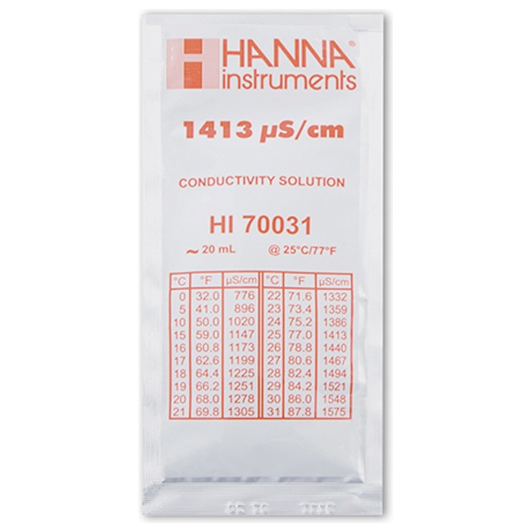 まくりん 標準液 導電率校正用 1413μS/cm 6袋入 | シンワ測定 | 73035 | Joshin