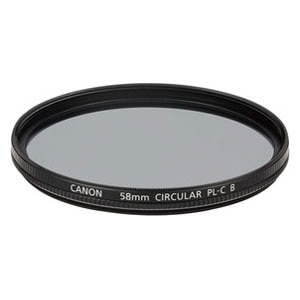 キヤノン｜円偏光フィルターPL-C B 58mm｜FILTER58PLCB