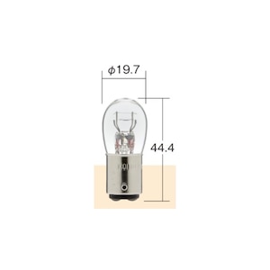 24V10/4W　BAY15d　B19　ノーマルバルブ　(1箱/10個入り）