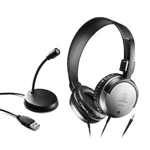オーディオテクニカ｜ホームオフィスパック USBマイクロホン＋ヘッドホン｜AT9933USB-PACK