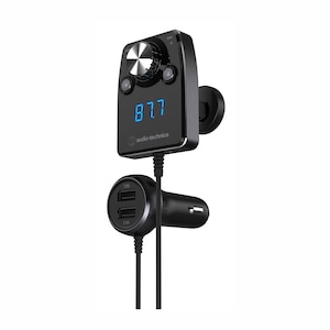 �I�[�f�B�I�e�N�j�J�bBluetooth���� FM�g�����X�~�b�^�[ 3.4A�i2.4A/1.0A�j/2�|�[�g�i�u���b�N�j�bAT-FMR5BT-BK