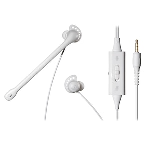 �I�[�f�B�I�e�N�j�J�b��3.5mm4�Ƀ~�j�v���O�ڑ� �C���i�[�C���[�w�b�h�Z�b�g�i�z���C�g�j�bATH-202COM-WH