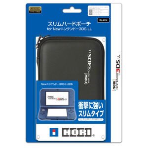 New3ds Ll スリムハードポーチ For Newニンテンドー3ds Ll ブラック Joshin Webショップ 通販 ホリ 3ds 422