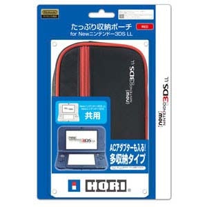 New3ds Ll たっぷり収納ポーチ For Newニンテンドー3ds Ll レッド Joshin Webショップ 通販 ホリ 3ds 426