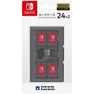 ホリ｜【Switch】カードケース24+2 for Nintendo Switch ブラック｜NSW-025