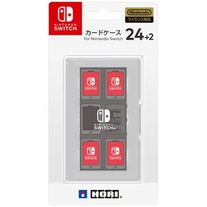 ホリ｜【Switch】カードケース24+2 for Nintendo Switch ホワイト｜NSW-028
