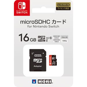 Switch】マイクロSDカード 16GB for Nintendo Switch | Joshin web ...