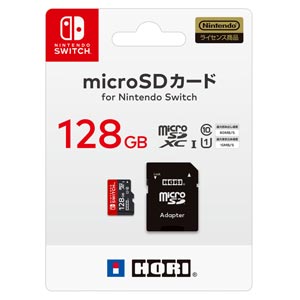 Switch】マイクロSDカード 128GB for Nintendo Switch | Joshin webショップ 通販 | ホリ |  NSW-075 マイクロSD128GB NSW