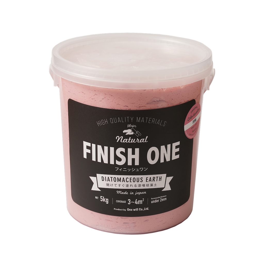 FINISH ONE 珪藻土 缶 18kg(ラベンダーグレー) | ワンウィル