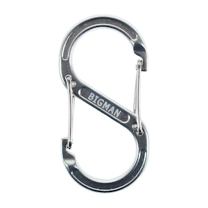 BIGMAN(�r�b�O�}��)�bCARABINER 40�~80�~8mm S�^ �V���o�[�b#059591