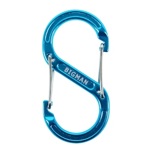 BIGMAN(�r�b�O�}��)�bCARABINER 40�~80�~8mm S�^ �u���[�bAFC6-8BL(BIG)